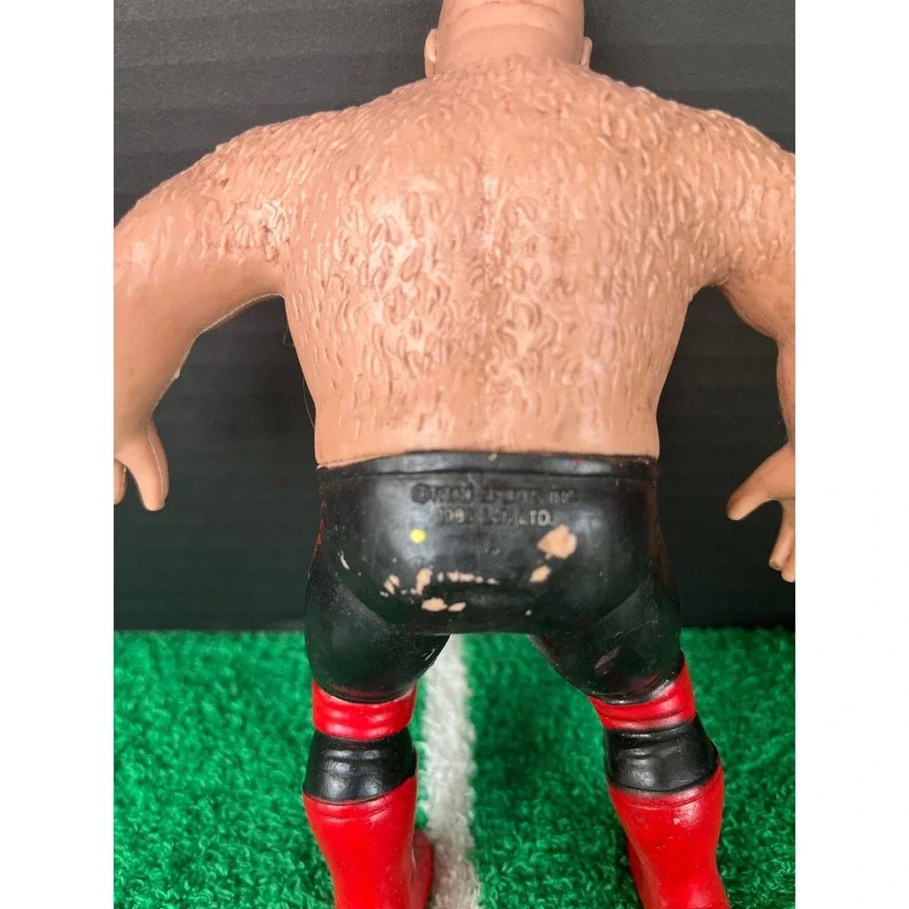 Vintage 1985 LJN WWF George The Animal Steele Wrestling Action Figure Rubber 8in